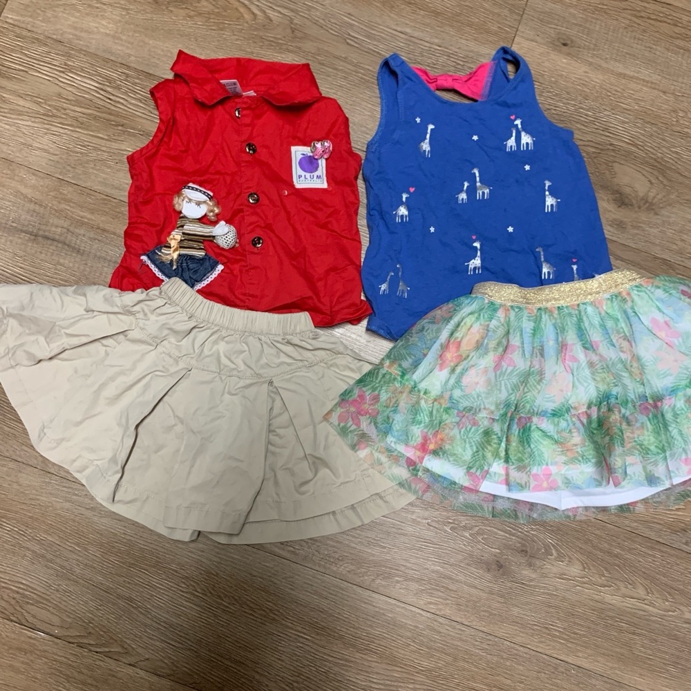 2t baby girls outfits sets toddler clothes
